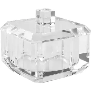 Candy Dish with Lid Hand-Cut  Decorative  Box Candy Jar W 4" x H 3.5", Comes With  Box