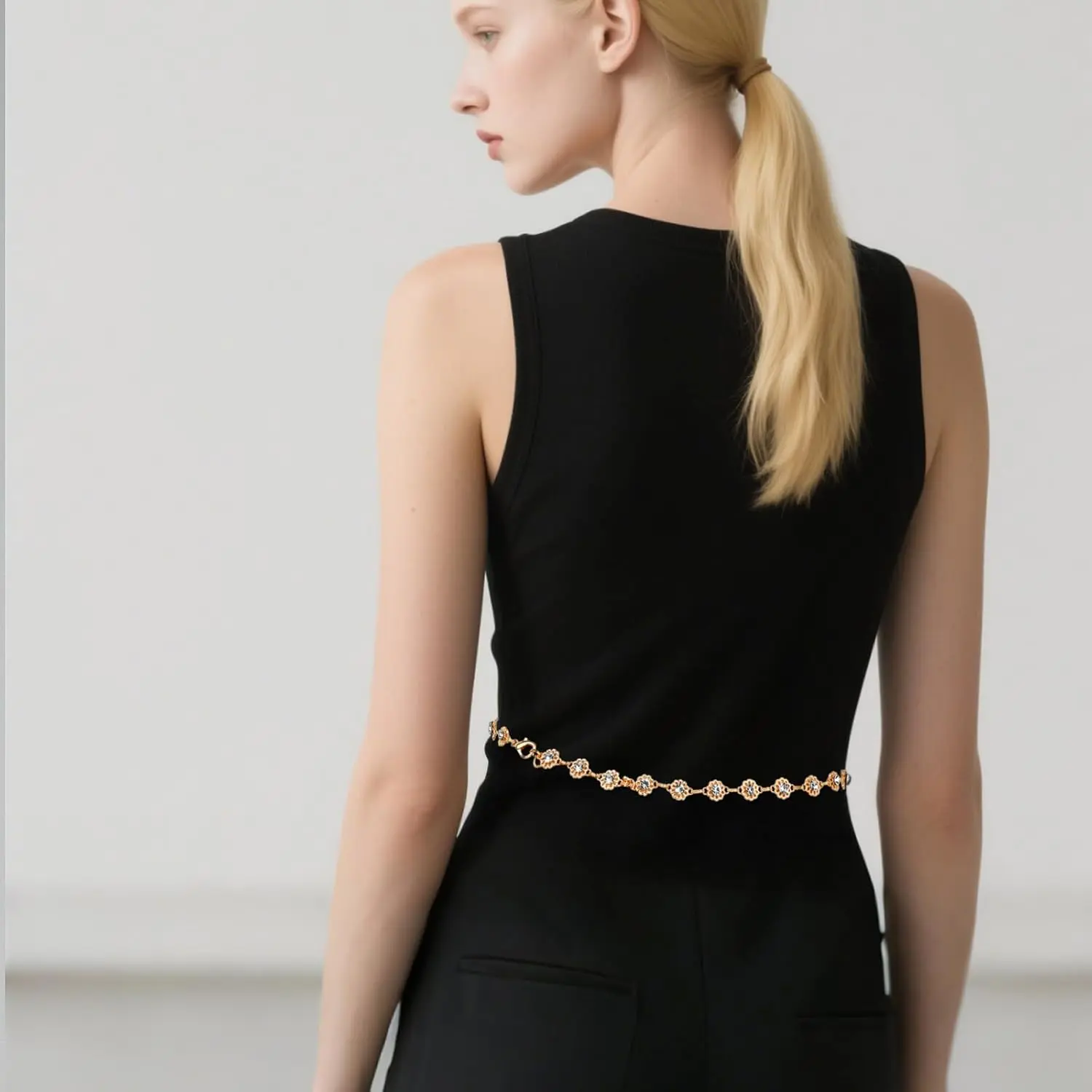 Gold Rhinestone Diamond Flower Waist Belt for Women - Sparkly Crystal Dress Belt 44 Inches Long Adjustable for Formal Dresses, Proms, and Parties - TikTok Shop Gold Rhinestone Diamond Flower Waist Belt for Women - Sparkly Crystal Dress Belt 44 Inches Long Adjustable for Formal Dresses, Proms, and Parties - TikTok Shop
