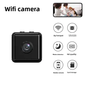 X6D Small Cube Camera HD 1080P WiFi Security Camera Wireless Remote Home Monitoring with Two Way Audio Cloud Storage