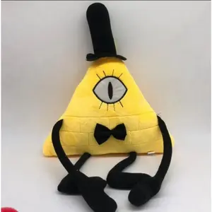 12inch Gravitys Falls Bill Cipher Plush Square Plushies Toy Cute Soft Stuffed Animal Doll Pillows Gift Merch for Weird Town Fans