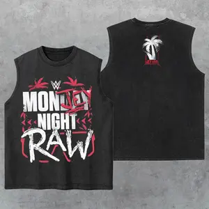 Vintage WWE Jey Uso Washed Tank Top 2 Sided, Yeet, Mon-Jey Night RAW, Graphic Shirt, Iconic Wrestling Merch, Classic Fan Apparel Cotton Fabric, Full Size Options, Stay Ahead of the Game