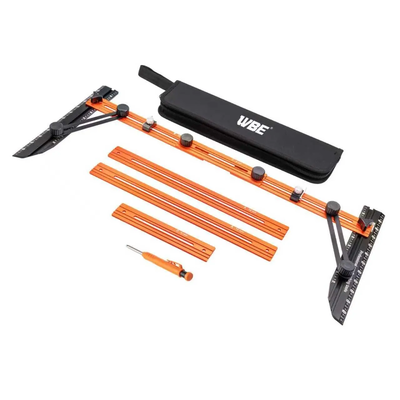 Stair Tread Template Tool - Upgrade Stair Tread Tool Jig, Shelf Layout Tool & Stair Tread Template Tool Jig, Stair Measuring Tool Jig,Stair Scribe Tool for Stair Measurement Tool