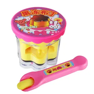 Same Style Pudding Feeding Toy Jelly Strawberry Pudding Set Children's Pretend Play Toy