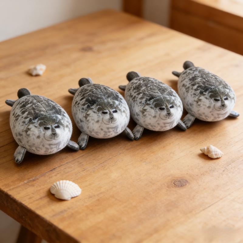 Cute Plush Seal Pillow Toy, Realistic Sea Animal Stuffed Animal, Cuddly Stuffed Animal, Perfect Birthday Gift for Kids & Adults, Soft Huggable Design