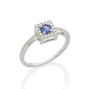 RHODIUM LUCID DREAMS RING IN BLUE