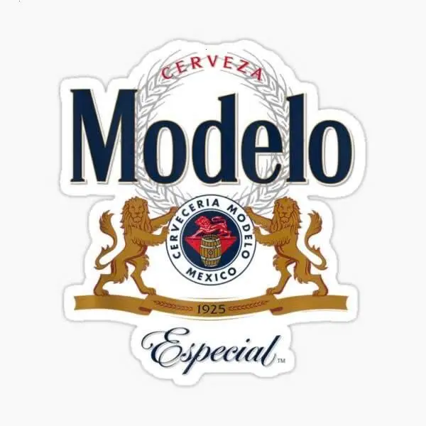 Special Model Can Label Sticker – Mexican Lager Logo Waterproof Vinyl Decal, Vintage Sticker for Cooler, Laptop & Water Bottle