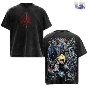 Minato Namikaze - NRT Anime T-Shirt Vintage Acid Wash Oversized Graphic Tee Streetwear Hokage Gift  Menswear Heavy Cotton Unisex Oversize Streetwear Vintage Anime Tee  Cotton Unisex Graphic T-Shirt , Gym Pump Cover