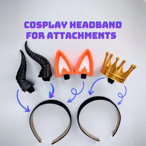 BeamTeam3D Headband for Attachments - Cosplay Headband