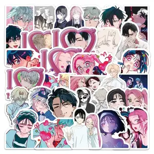 50 Cartoon Alien Stage Stickers 2D Anime & Cartoon Stickers Till Ivan DlY Scrapbook Mobile Phone Luggage Journal Iron Painting Stickers for Creative Decor