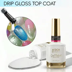 A'DOR Gel Polish - Drip Top Coat - 0.4 oz