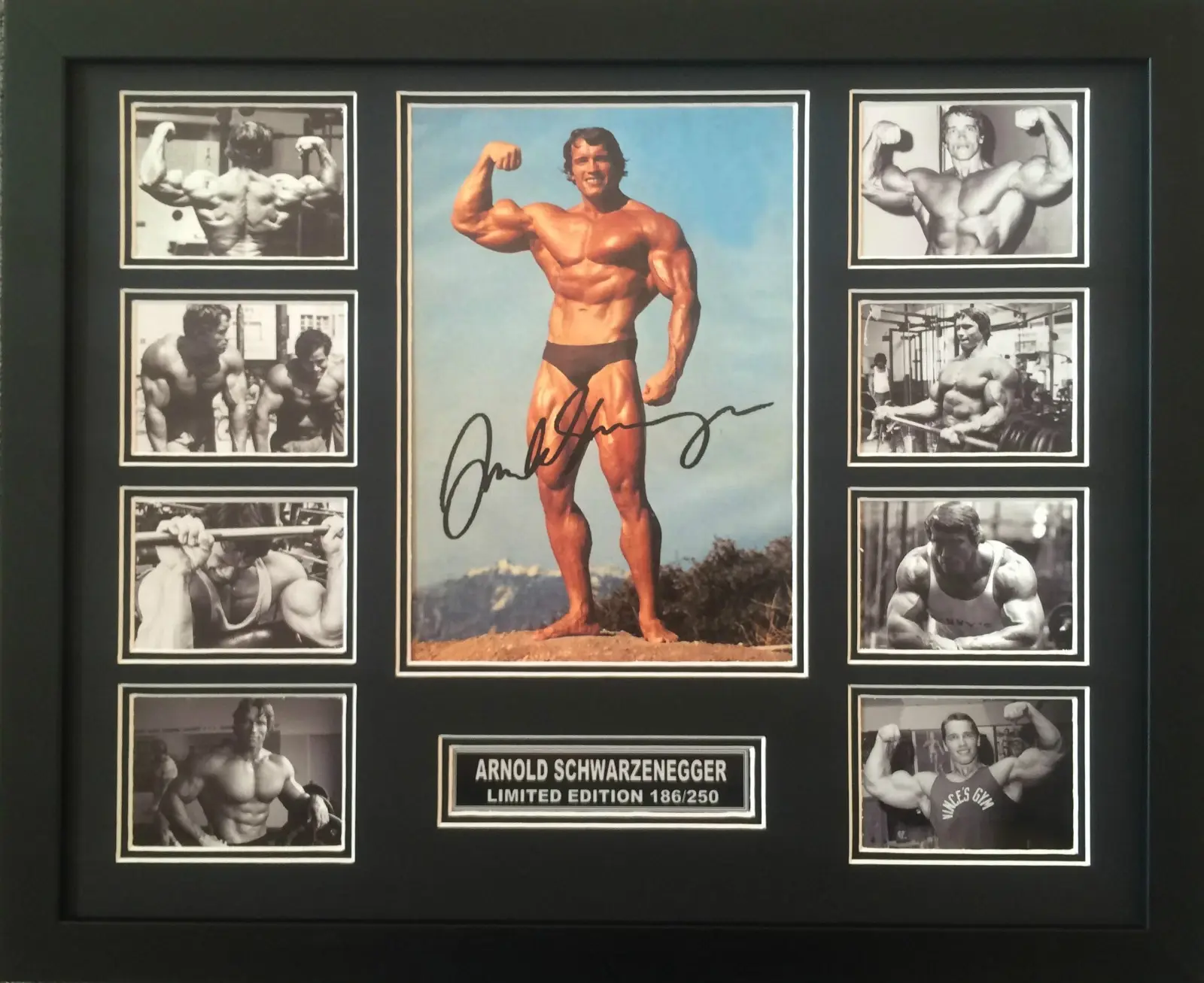 Arnold Schwarzenegger Signed Photo Poster Limited Edition ( Unframed - Print Only )