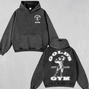 Gold's Gym Classics Washed Hoodie & Tee, Gym Washed Heavyweight Cotton T-shirt, Workout Tee, Sport Gift, Gymnastic Merch Fan , Streetwear Washed Tee, Vintage Hiphop Washed Shirt, Retro Washed Tee, Limited Design For Sport Menswear PSY