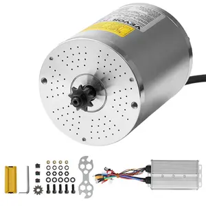 VEVOR 2000W Electric Brushless DC Motor Kit - 48V 4300rpm Motor with Upgraded Speed Controller and Throttle Grip Kit for Go Karts E - Bike Motorcycle Scooter DIYVEVOR Super Brand Day