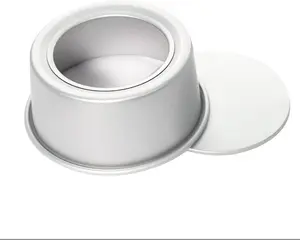 1Pcs Round Cake Baking Pan 6 Inch Non-stick Baking Pan for Cake toast bread Oven Instant Pot Baking Home Party Baking Supplies