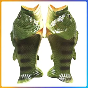 2025 Funny Slippers For Women Couple Shoes Family Shoes Parent-Child Sandals Large Size 32-46 Summer Beach Shoes Fish Slippers