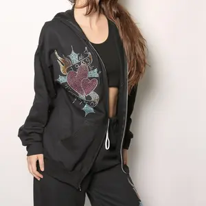 bling bling tattooed cross iamkoko.la original hoodie
