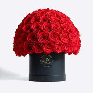 50 Red Roses Box