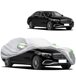 All-Weather Sedan Car Cover | Premium Cars Accessories & Practical Car Decoration, 4-in-1 Protection with Reflective Strips, Essential Car Stuff for Indoor & Outdoor Use
