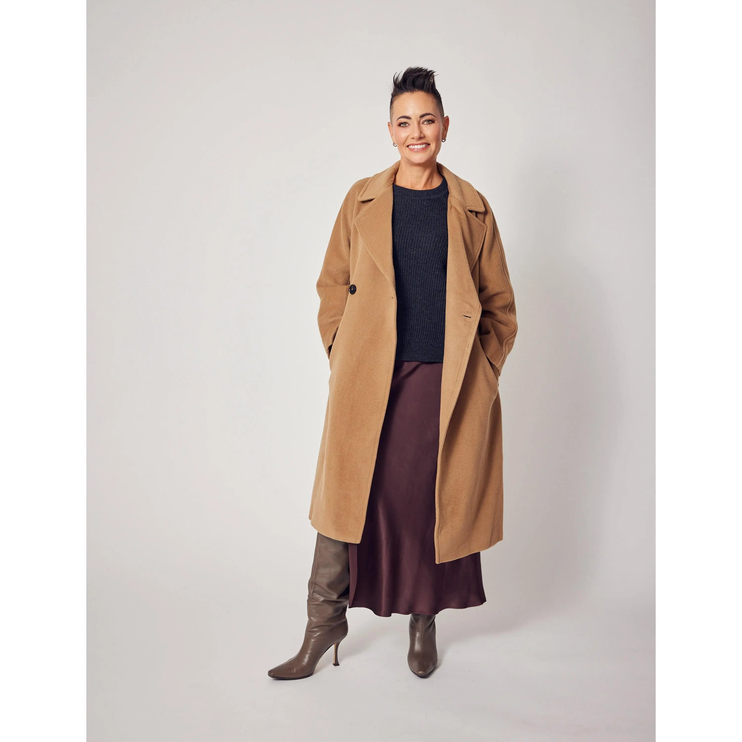 Hayden Coat in Camel fashionable coats
