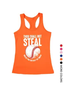 Women's Letter & Baseball Print Tank Top, Casual Loose Sleeveless Top for Daily Wear, Ladies Clothes for All Seasons