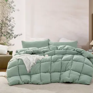 Thick Being Cool - Coma Inducer Oversized Comforter Set - Chinois Green