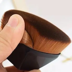 Foundation Brush for Makeup Professional Kabuki Bronzer Body Contour and Blush Brush Soft Make Up for Face and Body Blending Vegan Bristles for Smooth Even Application