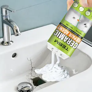 Fast-Drying Ceramic Glaze Repair Paste, Waterproof and Stain-Resistant, DIY Friendly, Suitable for Tiles, Toilets, Sinks, Bathtubs, Ceramics