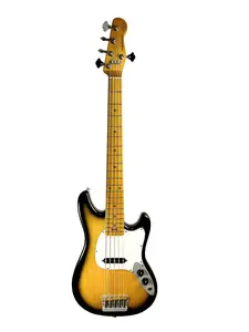 Woodcraft electric guitars AmpMaster 5 Bass short scale 30 Two Tone Burst Relic