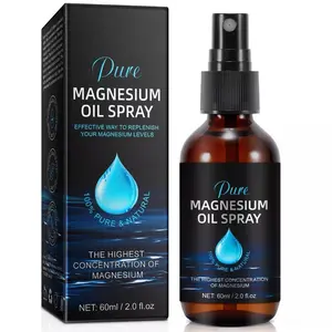 Magnesium Oil Spray, Magnesium Oil,  Natural Magnesium Oil Spray Organic for Feet, Muscle, Hair & Skin, Easy to Absortion, Topical Magnesium