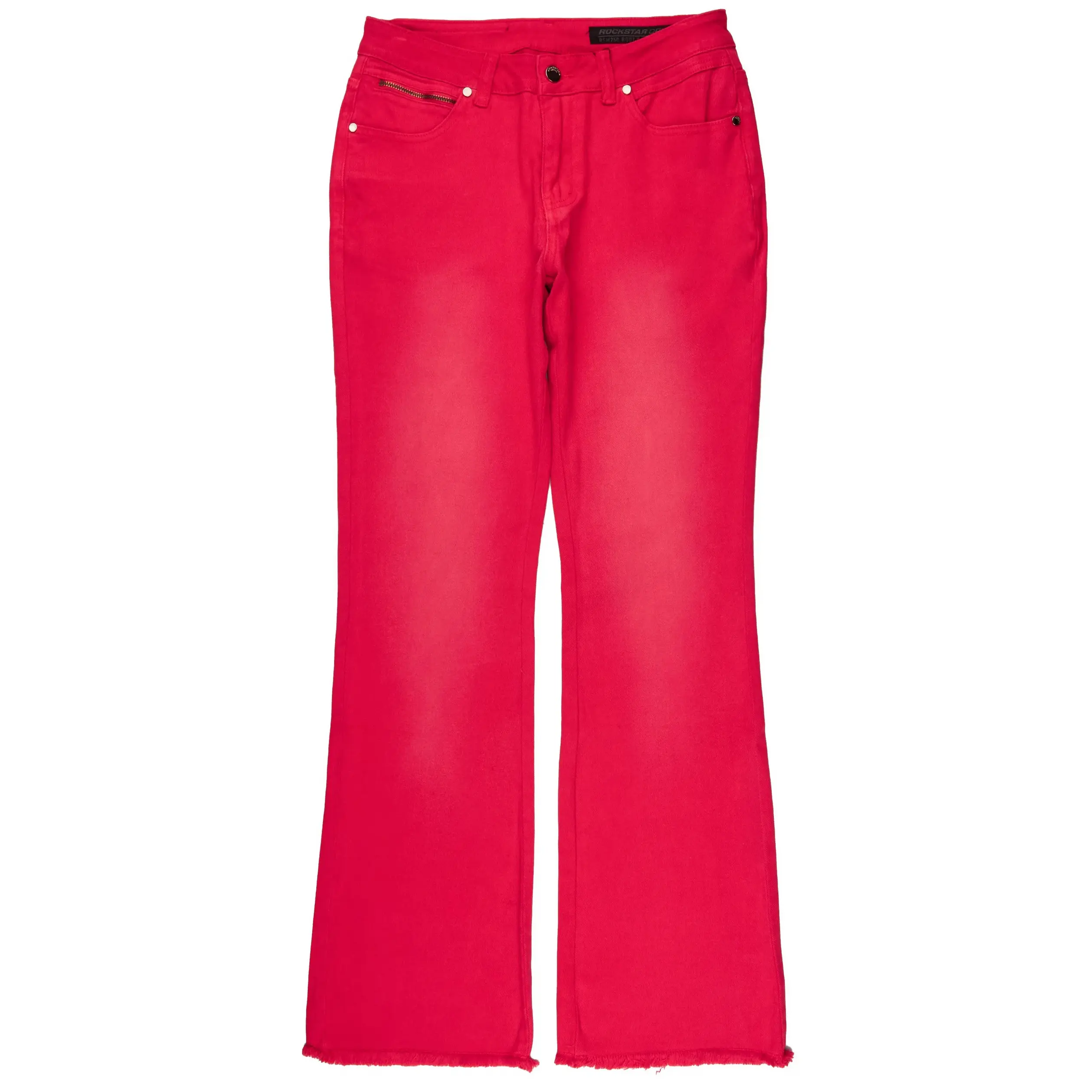 Tiriea Red Wash Low Rise Stretch Bootcut Jean