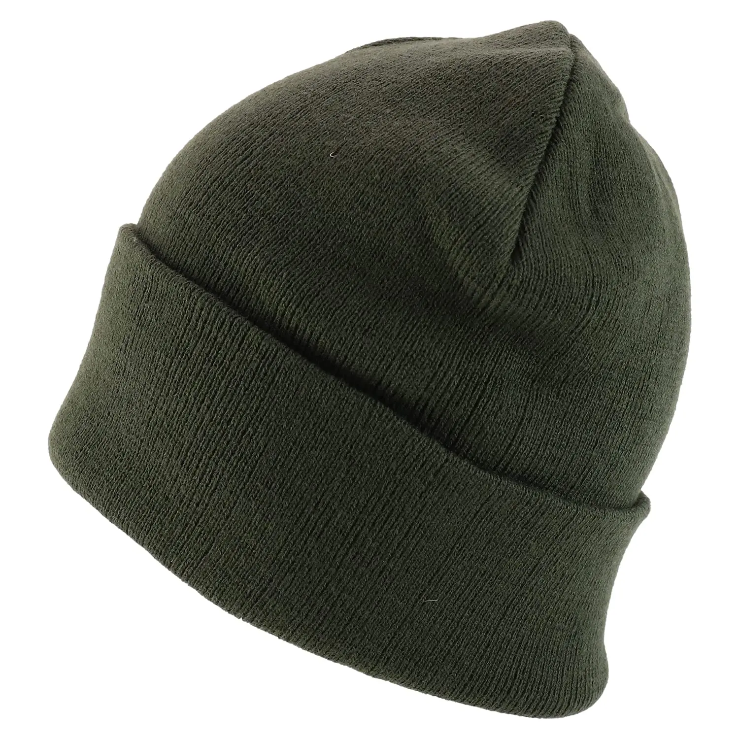 Trendy Apparel Shop XXL Oversized Solid Cuff Long Stretchy Winter Beanie Hat