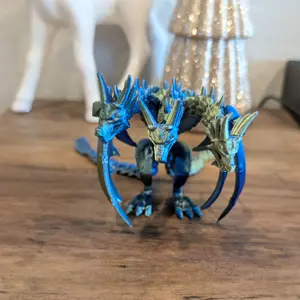 3 headed dragon figure