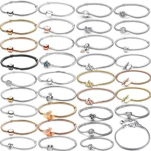 Zircon Classic Snake Bone Copper Basic Chain Bracelet DIY Vine Ring Zirconia for Women and Men FallFreshness