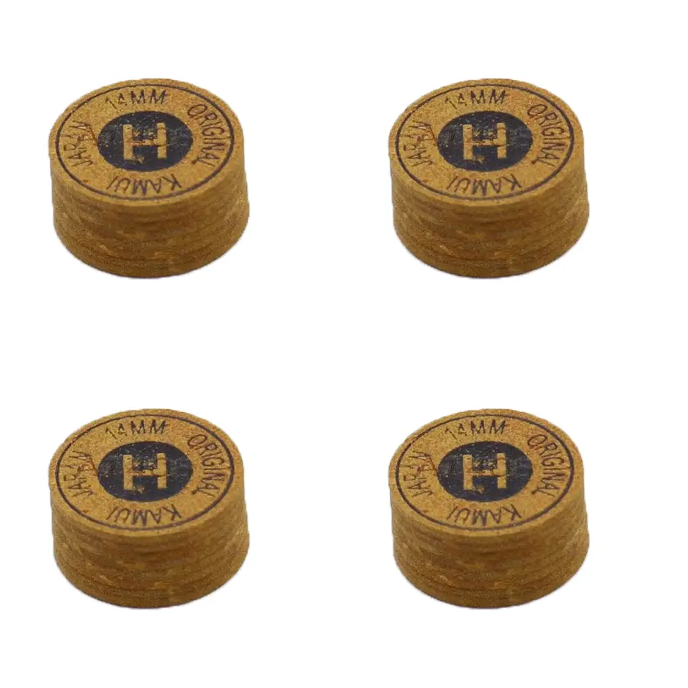 4pcs/10pcs Professional Billiard Cue Tip Set, Universal Model, 8-Layer High-Quality Pigskin Material, 14Mm Size, Suitable for Snooker Billiard Cue Additions