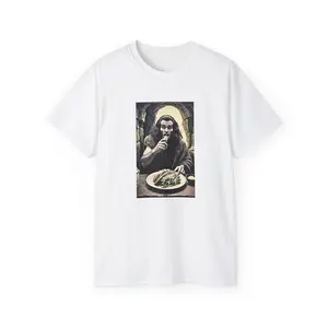 Caveman Eating Tacos Graphic Tee