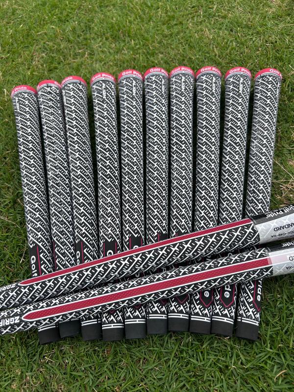 Z-Grip 13PCS Golf lron and Wood Grips - Durable SoftRubber Grips with Z Ridge Line Design for Standard/MidsizeGolfers