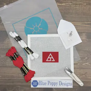 Triangle Fraternity 3x2 Needlepoint Kit