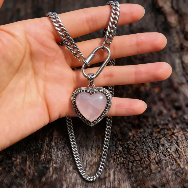 Paperclip Chain Sterling Silver Lock Chain Sterling Silver