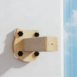 Space Capsule Cat Hammock with Scratching Post, Four-Season Universal Indoor Cat Hanging Bed, Suction Cup Pet Supplies (Model: DM587B)