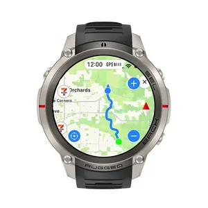 2026 New GPS Smart Watch, 1.43 Inch Amoled Screen, 5ATM Waterproof, 500mah Long Battery, Bluetooth-compatible Connectivity, Outdoor Sports, Built in GPS Offline Map Downloads