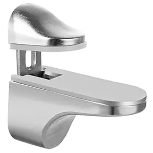 Adjustable Glass Shelf Brackets Zinc Alloy Wall Mount Support