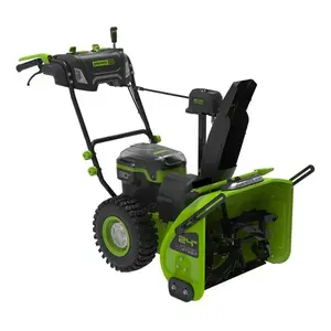 Greenworks 80V 24" Gen 2 Dual Stage Zero-Turn Snow Blower (Batteries Included)