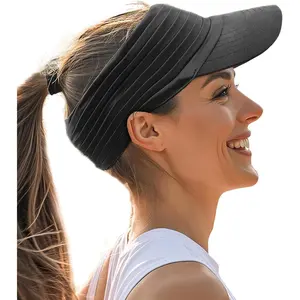 Sports Sun Visor for Men Women UV Protection Lightweight Packable Stretchy Hats for Running, Tennis, Golf