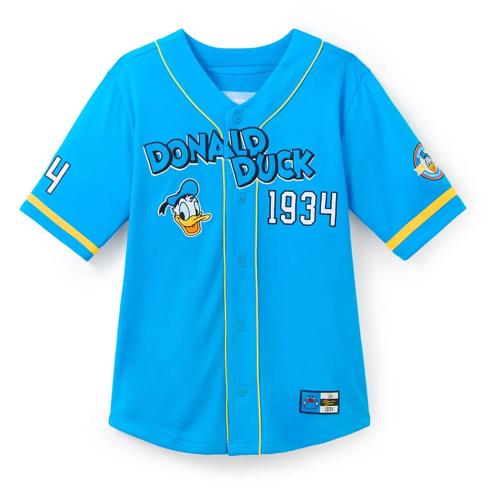 Disney Store Donald Duck Baseball Jersey for Adults