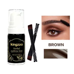 Henna Eyebrow Dye Kit, Long-Lasting Waterproof Eyebrow Pencil Set, Smudge-Proof Eyebrow Cream