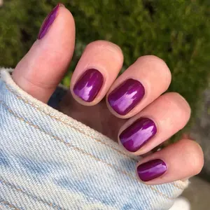DND 703 PURPLE GLASS Gel and Lacquer Duo nail care nail art color