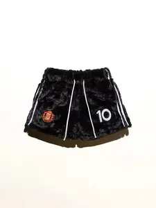 tricki | Fur Soccer Shorts - Fluffy, Fuzzy, Teddy, Unisex, 5" Inseam