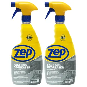 Zep Fast 505 Cleaner and Degreaser - 32 oz - Fast Acting, Removes Oil, Grease, and Dirt from Tools, Decks, Grills, Plastic, and Even Grease-Stained Laundry