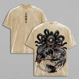 Yuta Okkotsu Tee Washed – Jujutsu Kaisen Execution × Culling Game Prelude Movie Edition Vintage Oversized Heavy Cotton Double Printed Anime Manga T-Shirt, Retro Unisex Streetwear Graphic Top, Next Strongest Sorcerer Editio