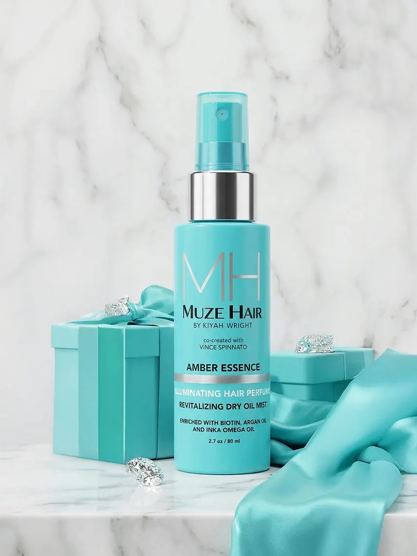 MUZE HAIR Perfume - AMBER ESSENCE - Revitalizing Dry Oil Mist